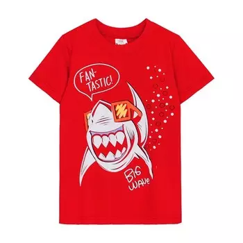 Футболка для мальчика, рост 116 см, цвет красный