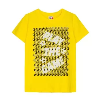 Футболка для мальчика, рост 116 см, цвет жёлтый