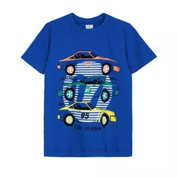 Футболка для мальчика, рост 122 см, цвет синий