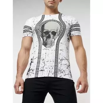 Футболка для мальчика, рост 158, цвет белый