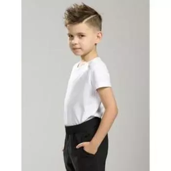 Футболка для мальчиков, рост 116 см, цвет белый