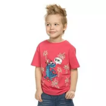 Футболка для мальчиков, рост 98 см, цвет красный