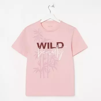 Футболка домашняя женская KAFTAN Wild, размер 40-42