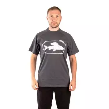 Футболка GRAYLING Siberian Silver, хлопок, графит, р-р S