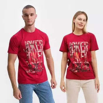 Футболка Joker, цвет красный, размер 50 (XL)