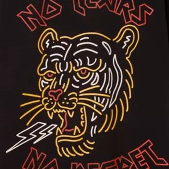 Футболка KAFTAN "No regret", черный, р. 52