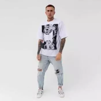 Футболка KAFTAN "Out", белый, р. 46