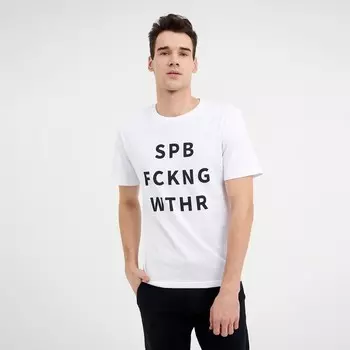 Футболка KAFTAN «SPB» р. S (46), белый