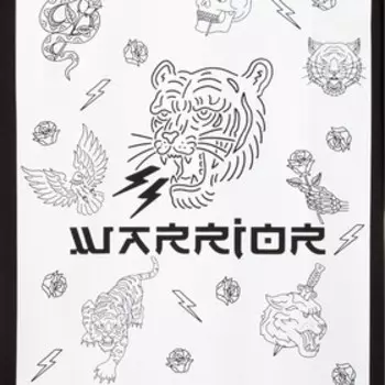 Футболка KAFTAN "Warrior", черный, р. 52