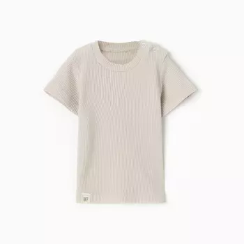 Футболка Крошка Я BASIC LINE, рост 80-86 см, молочный