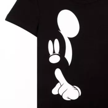 Футболка «Mickey» Микки Маус, цвет чёрный