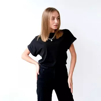 Футболка MIST basic, 40-42, чёрный