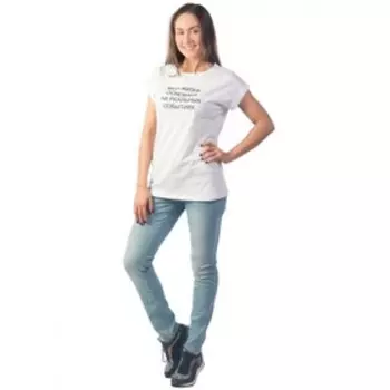 Футболка « Моя жизнь» 42, цвет белая