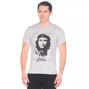 Футболка мужская «Чегевара», размер 44, цвет серый меланж