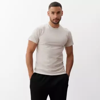 Футболка мужская Collorista темно-бежевый р-р 42-44