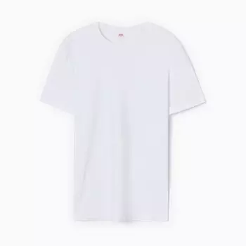 Футболка мужская, цвет белый, р-р 56