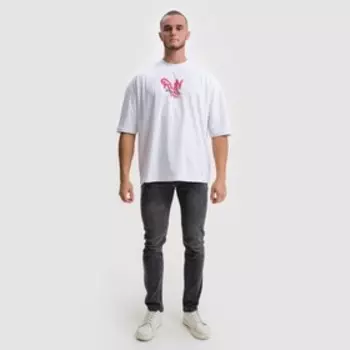 Футболка мужская, цвет белый, размер ONE SIZE