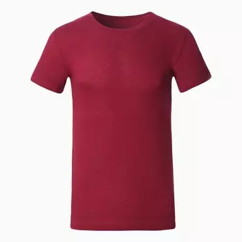 Футболка мужская, цвет бордовый, размер 52