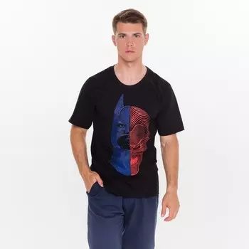 Футболка мужская, цвет черный, face, размер 60