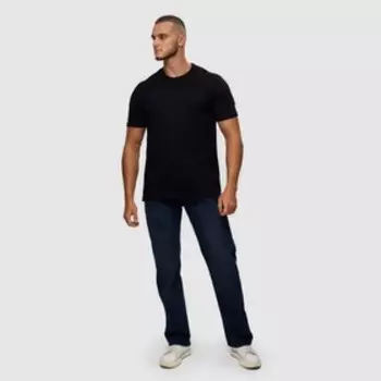 Футболка мужская, цвет чёрный/принт МИКС, размер M