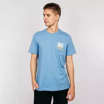 Футболка мужская, цвет голубой, размер 60