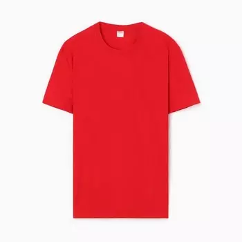 Футболка мужская, цвет красный, р-р 54