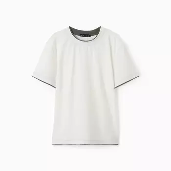 Футболка мужская, цвет молочный, размер 50