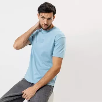 Футболка мужская, цвет незабудка, размер 52