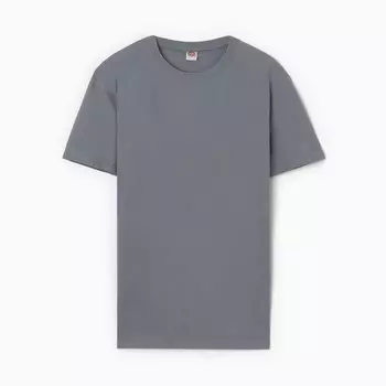 Футболка мужская, цвет серый, р-р 50