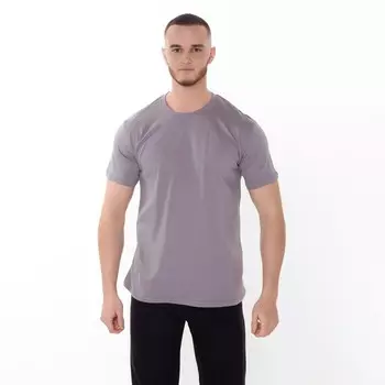 Футболка мужская, цвет серый, размер 54