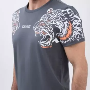 Футболка мужская, цвет тёмно-серый, размер 2XL