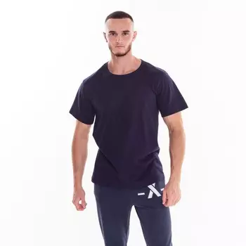 Футболка мужская, цвет тёмно-синий, размер 50