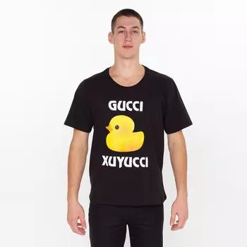 Футболка мужская GUCCI XUYUCCI, цвет чёрный, размер 48