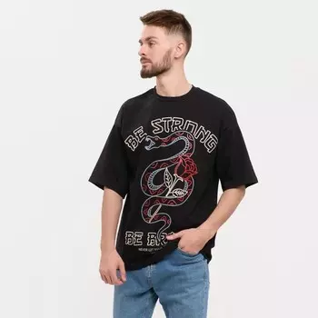 Футболка мужская KAFTAN Be strong, черный, р. 56