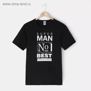 Футболка мужская KAFTAN "Man", чёрный, р. 46