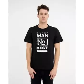 Футболка мужская KAFTAN "Man", чёрный, р. 52