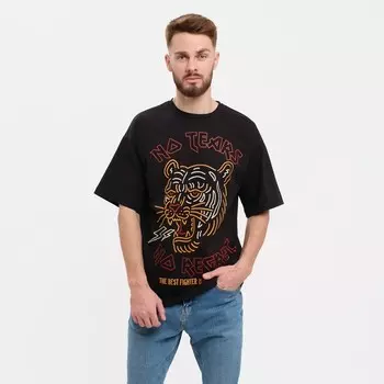 Футболка мужская KAFTAN "No regret", черный, размер 54