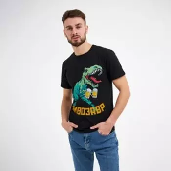 Футболка мужская KAFTAN "Пивозавр" р. 54, черный