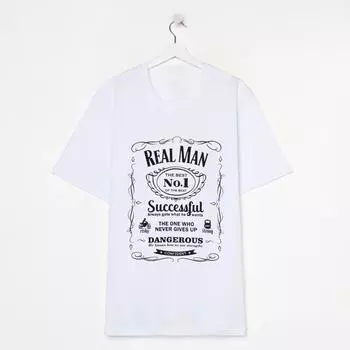 Футболка мужская KAFTAN Real man размер 52