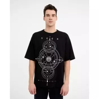 Футболка мужская KAFTAN "Seer", черный, р. 54