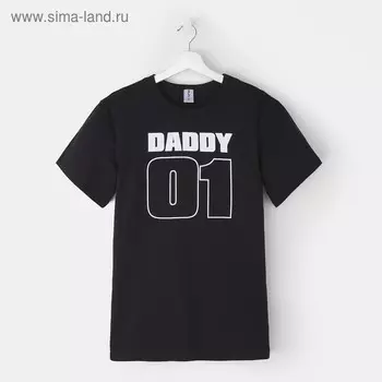 Футболка мужская KAFTAN "Sport Family", чёрный, р. 52
