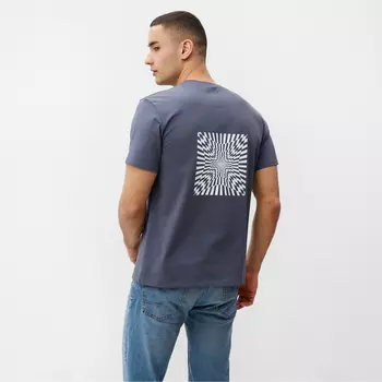 Футболка мужская MINAKU Abstraction графитовая, р-р 56