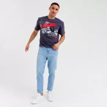 Футболка мужская MINAKU цвет темно-серый, р-р 54