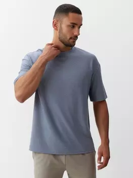 Футболка мужская MINAKU REGULAR: голубая, размер 50