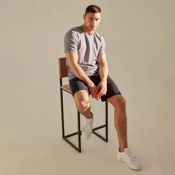 Футболка мужская MINAKU REGULAR FIT: цвет бежевый, р-р 54