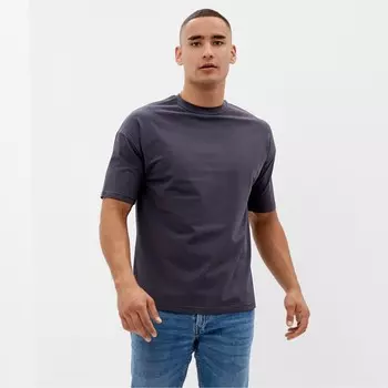 Футболка мужская MINAKU REGULAR FIT: цвет графит, р-р 56