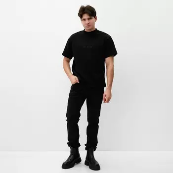 Футболка мужская MIST Men's casual размер 52, черный