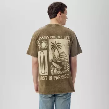 Футболка мужская MIST Paradise, цв. зеленый, р-р L