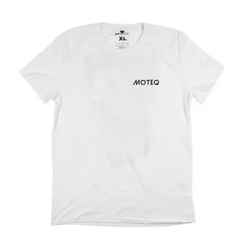 Футболка мужская MOTEQ Shadow, размер XXL, белая, чёрная