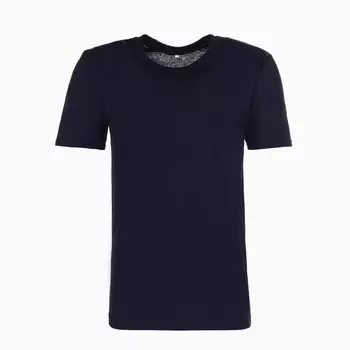 Футболка мужская однотонная, цвет т-синий, размер 54